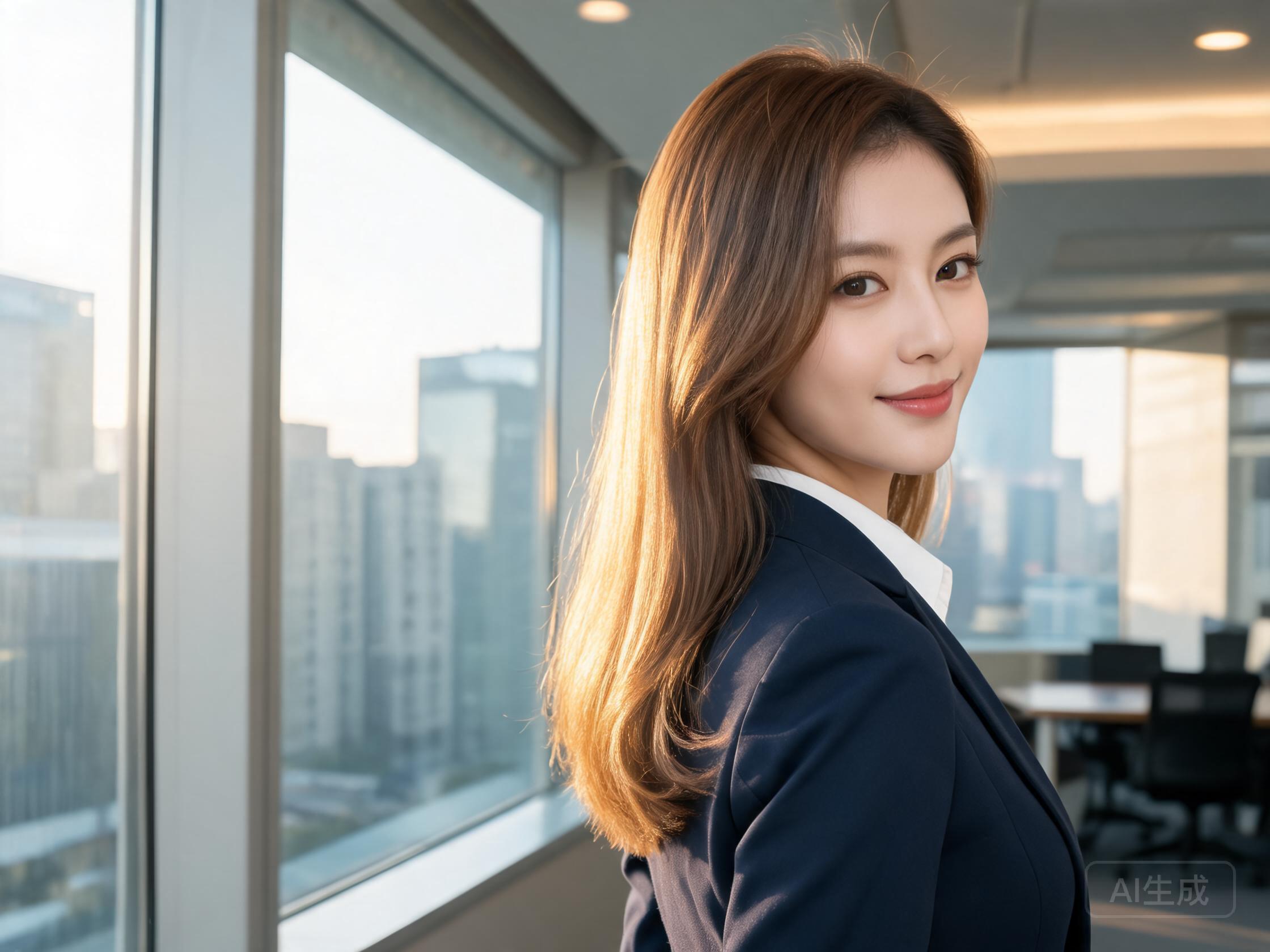 职场女性接发案例-职业形象提升